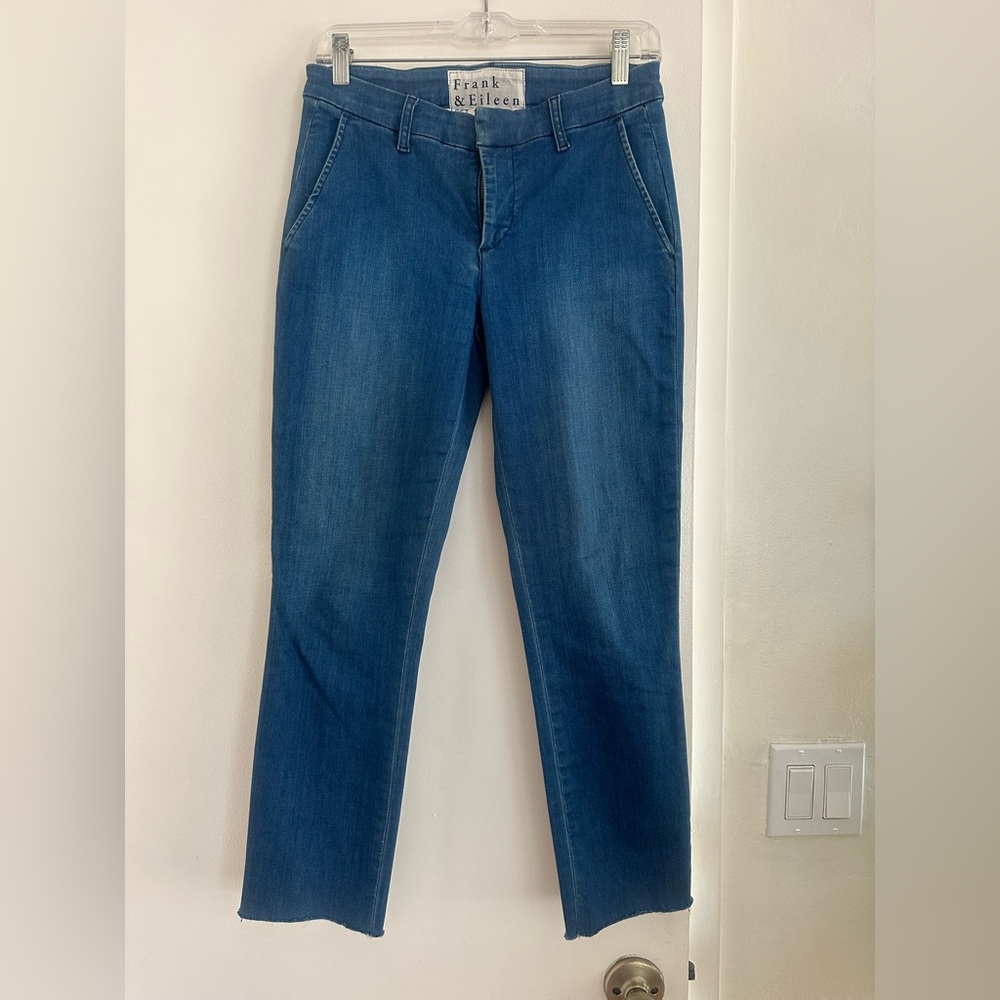 Frank & Eileen Straight Leg Blue Jeans